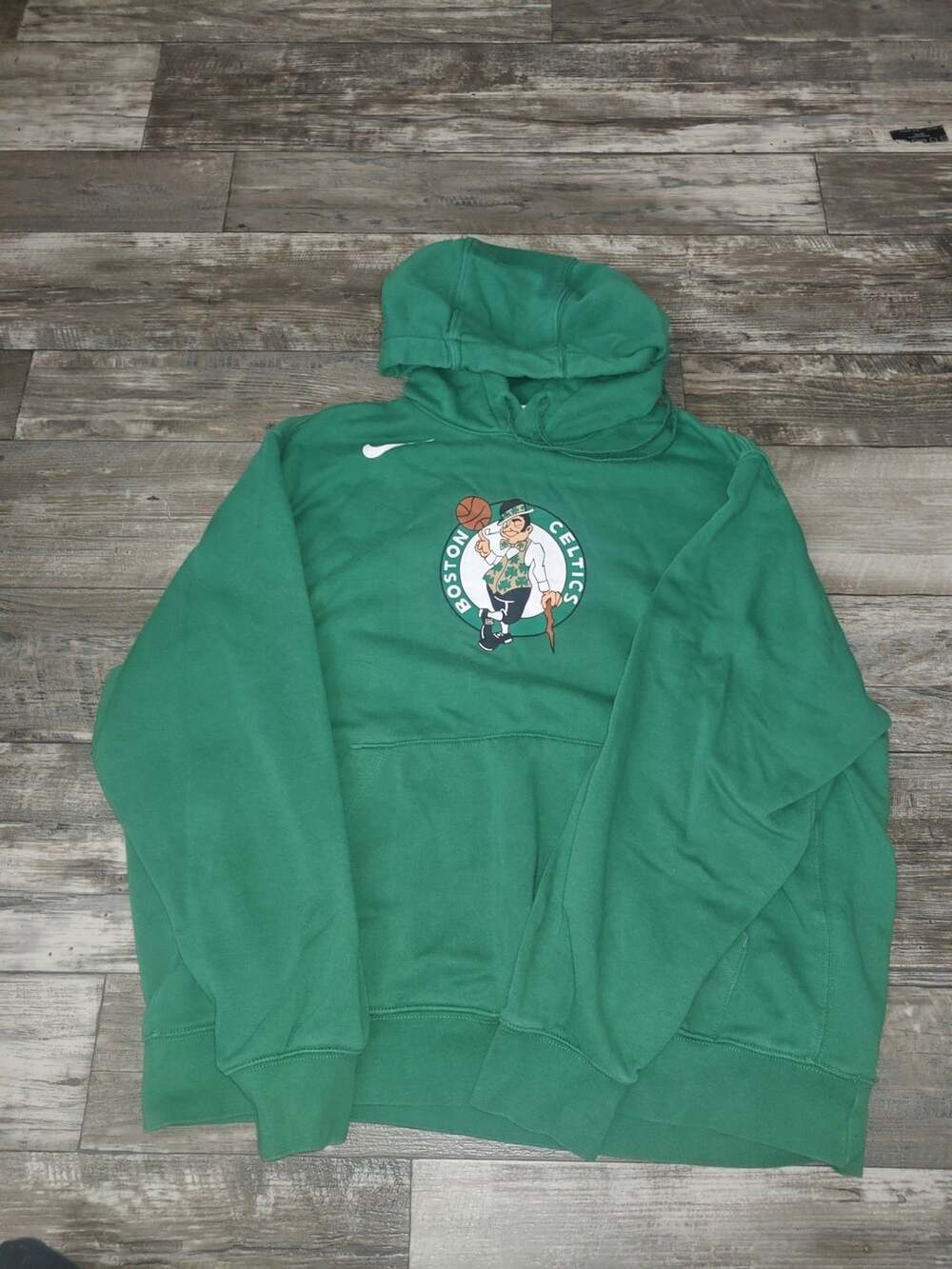 Nike Boston Celtics Club Fleece Pullover Hoodie Green